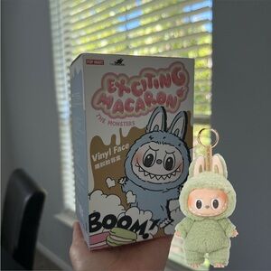 AUTHENTIC Pop Mart LABUBU Exciting Macaron Plush - green grape
